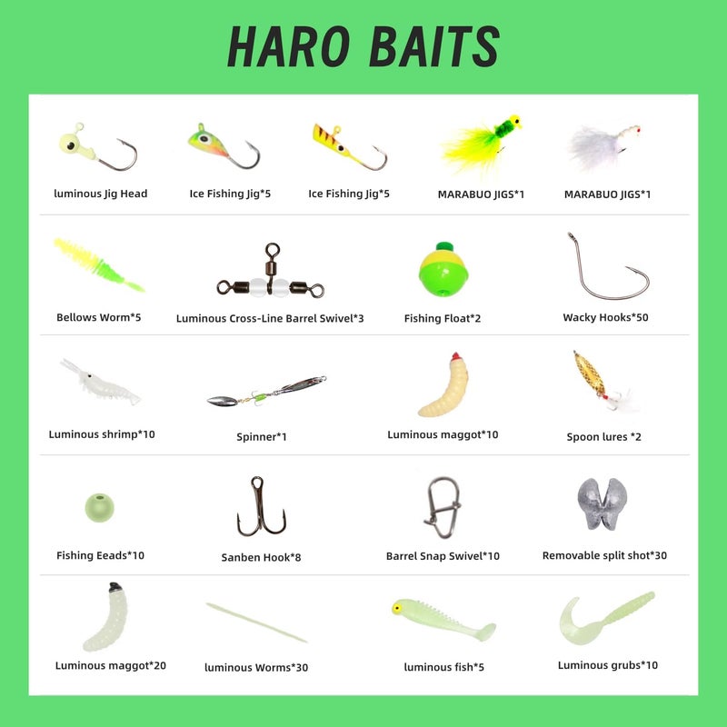 FONMANG 322-Piece Fishing Lures Kit - Buzz Bait/Spinner Baits/Jig/Frog, Fishing Tackle Box with Tackle Included, Soft Bait/Hooks/Weights, 2024 Fishing Gear Lure Kit Gift for Men Freshwater Bass Trout - Image 4